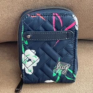 Lug Quilted Wallet W Charm Bar-FLURRY